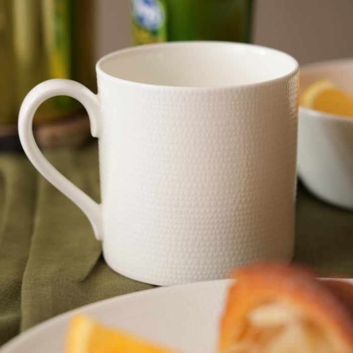 Narumi Luminar Mug 340Cc White Stylish Microwave-Safe Dishwasher-Safe Gift Boxed