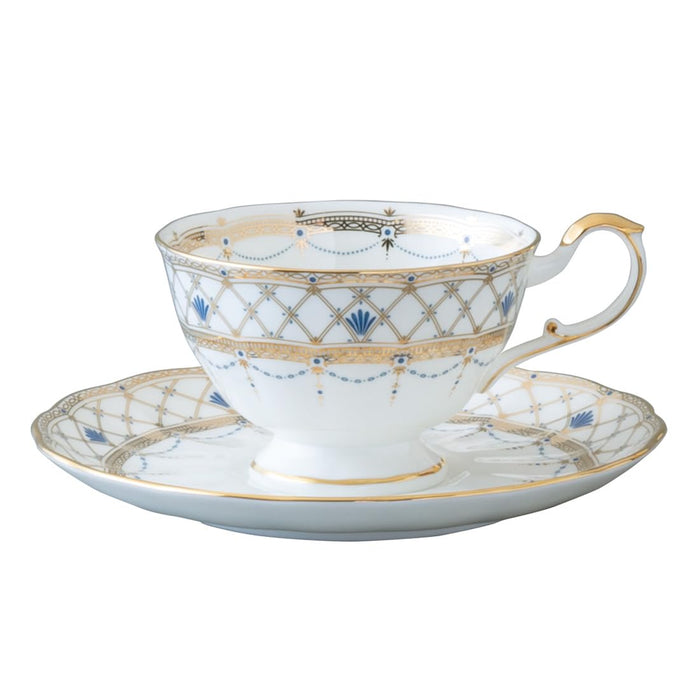 Narumi Prima Donna 210cc Gold Cup and Saucer - Elegant Gift Made in Japan