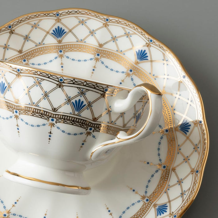 Narumi Prima Donna 210cc Gold Cup and Saucer - Elegant Gift Made in Japan