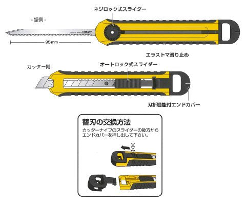 Olfa 217Bn Cutter Saw Slide Main Unit - High-Quality Precision Tool-Kiichin - The #1 Place for Japanese Goods in Your Hand!