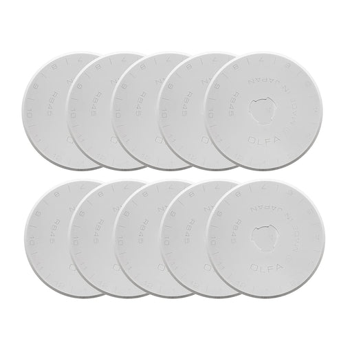 Olfa 45mm Circular Blade Pack of 10 RB45-10 - High-Quality Olfa Brand-Kiichin - The #1 Place for Japanese Goods in Your Hand!
