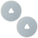 28mm Olfa Rotary Cutter Spare Blades 2 Piece Set - for S RB28-2 03331-Kiichin - The #1 Place for Japanese Goods in Your Hand!