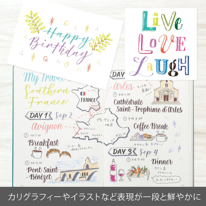 Pentel Brush Touch 30-Color Felt Pen Set SES15C-30STH-Kiichin - The #1 Place for Japanese Goods in Your Hand!