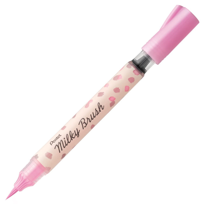 Pentel Pastel Pink Milky Brush Pen Xgfh-Pp Color Brush Series-Kiichin - The #1 Place for Japanese Goods in Your Hand!