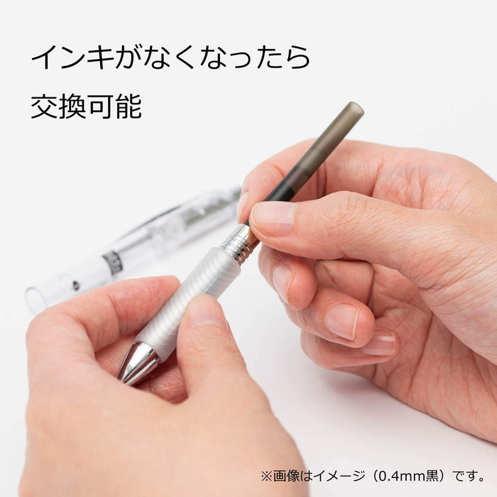 Pentel Energel Infree 0.4 Blue Black Gel Ink Ballpoint Pen 10 Pieces Pack-Kiichin - The #1 Place for Japanese Goods in Your Hand!