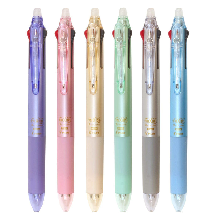 Pilot Frixion Ball 3 Slim 0.38 Pearl Blue 3-Color Ballpoint Pen Disappears When Rubbed-Kiichin - The #1 Place for Japanese Goods in Your Hand!