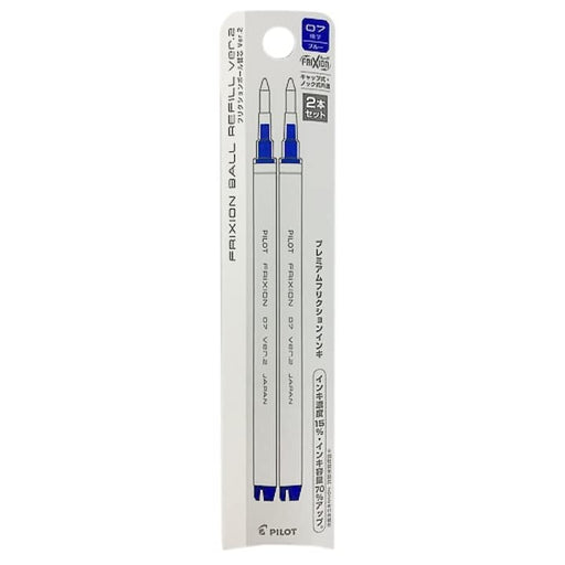 Pilot Blue Ballpoint Pen Refill 0.7mm Friction Ball Knock Zone 2 Pieces-Kiichin - The #1 Place for Japanese Goods in Your Hand!