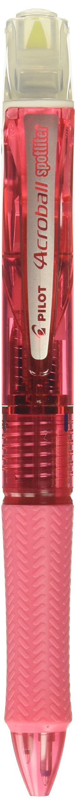 Pilot Bkas-60F-Cpy 3-Color Acro Ballpoint Pen with Yellow Highlighter Black/Red/Blue Ink-Kiichin - The #1 Place for Japanese Goods in Your Hand!