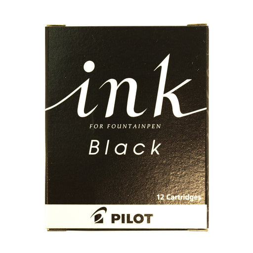 Pilot Black Fountain Pen Cartridge Ink Pack of 12 - Irf12Sb Pilot-Kiichin - The #1 Place for Japanese Goods in Your Hand!