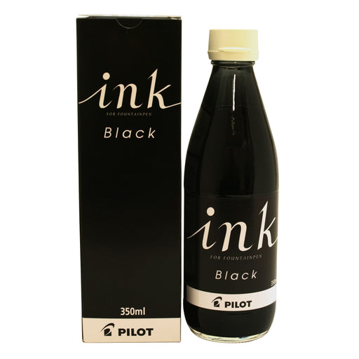 Pilot Black Fountain Pen Ink350B 350ml - Quality Pilot Brand Ink Refill-Kiichin - The #1 Place for Japanese Goods in Your Hand!
