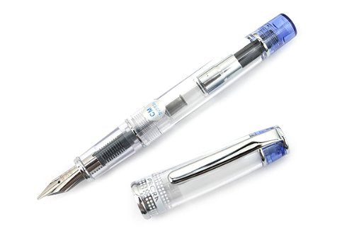 Pilot Prera Colorful Blue Fountain Pen for Calligraphy Transparent Design FPRN350R-TLCM-Kiichin - The #1 Place for Japanese Goods in Your Hand!