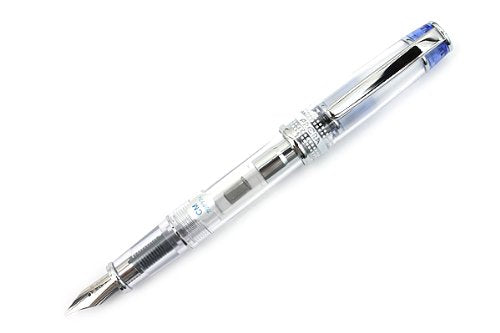 Pilot Prera Colorful Blue Fountain Pen for Calligraphy Transparent Design FPRN350R-TLCM-Kiichin - The #1 Place for Japanese Goods in Your Hand!