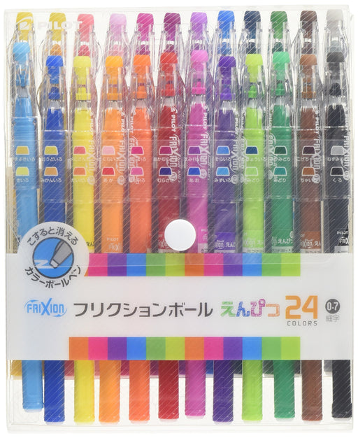 Pilot Frixion 24-Color Set Ballpoint Pen 0.7mm Writing Point 锟斤拷锟 LFP-312FN-24C-Kiichin - The #1 Place for Japanese Goods in Your Hand!