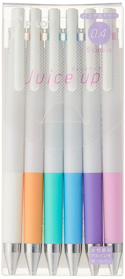 Pilot Juice Up Gel Pen Set 0.4mm Pastel Colors Pack of 6-Kiichin - The #1 Place for Japanese Goods in Your Hand!