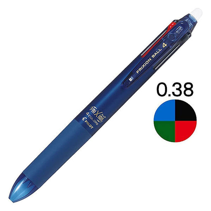 Pilot Frixion Ball 4 Gel Ink Erasable Ballpoint Pen 0.38 Blue Black-Kiichin - The #1 Place for Japanese Goods in Your Hand!