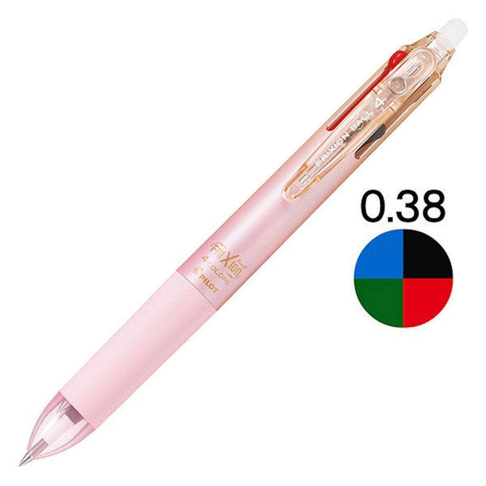 Pilot Frixion Ball 4 Color 0.38 Gel Ink Erasable Pen Gradient Pink - PLKFB80UF-GRP-Kiichin - The #1 Place for Japanese Goods in Your Hand!