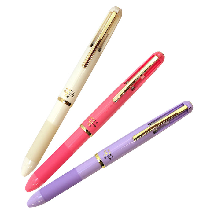 Pilot Hi-Tec-C Coleto Me 4-Color Gold Pink Body Component (Lhkcm-50C-Gp)-Kiichin - The #1 Place for Japanese Goods in Your Hand!