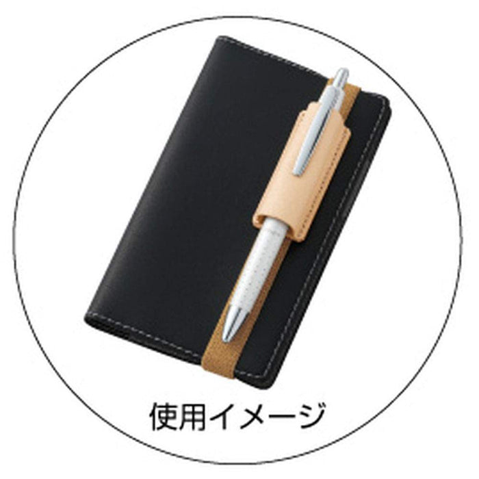 Pilot A6 Black Notebook Band with Genuine Leather Pilot Pen Holder-Kiichin - The #1 Place for Japanese Goods in Your Hand!