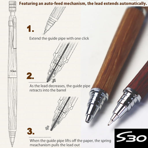 Pilot HPS-3SK-BN S30 0.5 Automatic Pilot in Brown by Pilot-Kiichin - The #1 Place for Japanese Goods in Your Hand!