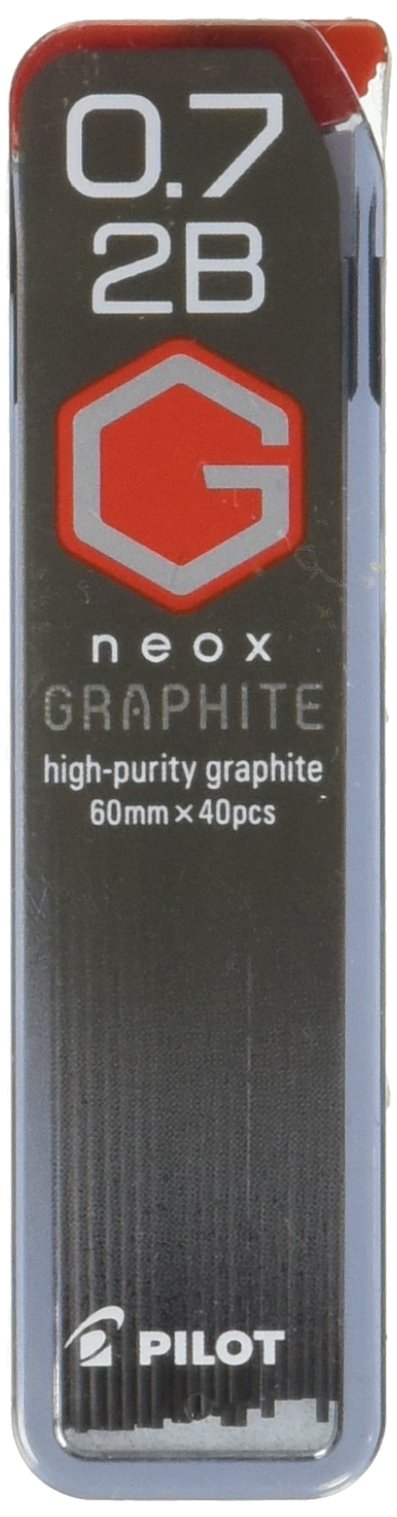 Pilot Neox Graphite 2B Sharp Pencil Refill 0.7mm Pack of 40 Pieces-Kiichin - The #1 Place for Japanese Goods in Your Hand!