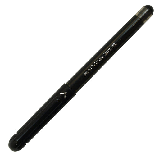 Pilot V Cone Black Ballpoint Pen 0.5mm Water-Based Ink - LVE-10EF-B-Kiichin - The #1 Place for Japanese Goods in Your Hand!