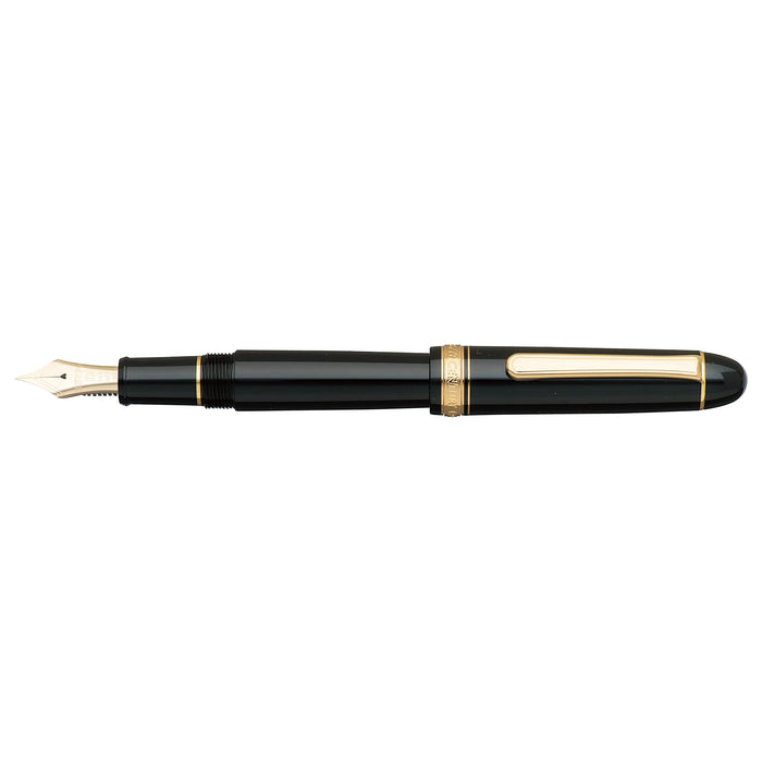 Sailor Fountain Pen - Platinum #3776 Century #1 Black in Black-Kiichin - The #1 Place for Japanese Goods in Your Hand!