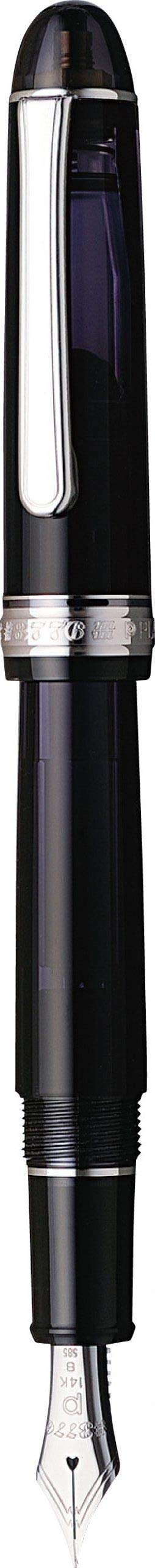 Platinum Fountain Pen Black Diamond Century #3776 Extra Fine Rhodium PNB-18000CR-Kiichin - The #1 Place for Japanese Goods in Your Hand!