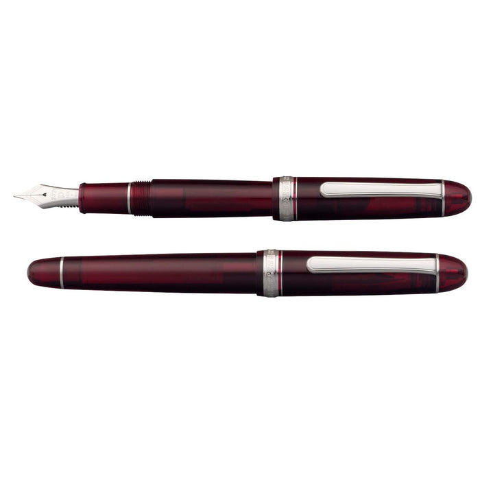 Platinum Fountain Pen #3776 Century Burgundy Extra Fine Size 139.5x15.4mm 20.5G-Kiichin - The #1 Place for Japanese Goods in Your Hand!