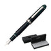 Platinum Fountain Pen - #3776 Century Rhodium Laurel Green Extra Fine #41-1-Kiichin - The #1 Place for Japanese Goods in Your Hand!