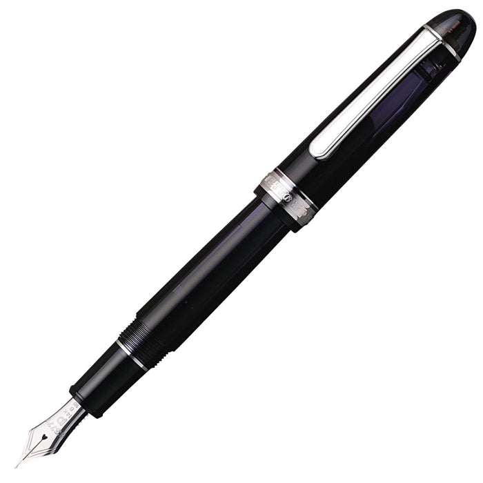 Platinum 3776 Century Black Diamond Extra Bold Fountain Pen with Rhodium Finish-Kiichin - The #1 Place for Japanese Goods in Your Hand!