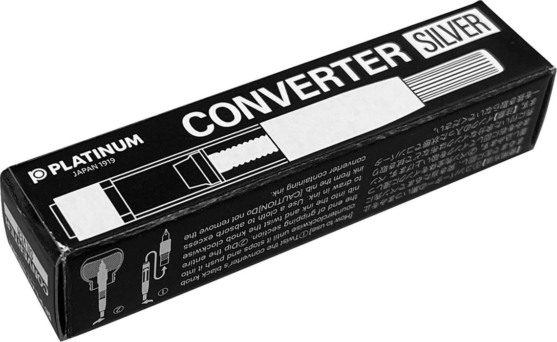 Platinum Fountain Pen - Silver Converter 700A#9 Series-Kiichin - The #1 Place for Japanese Goods in Your Hand!
