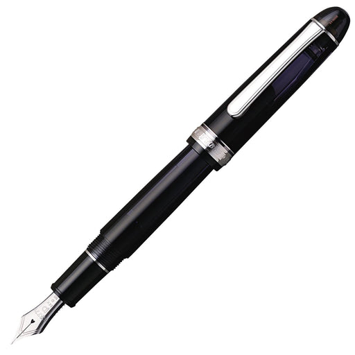 Platinum Fountain Pen 3776 Century Extra Fine Point Rhodium Finish Black Diamond Dual-Use-Kiichin - The #1 Place for Japanese Goods in Your Hand!