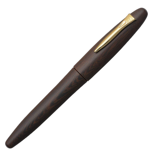 Platinum Izumo Iron Sword Wood Matte Fountain Pen Medium Point Dual-Use PIZ-50000T 20-3-Kiichin - The #1 Place for Japanese Goods in Your Hand!