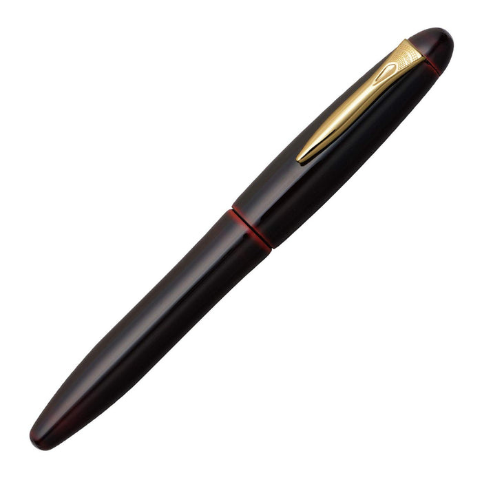 Platinum Izumo Tame-Nuri Red Fountain Pen Medium Point Dual-Use Piz-55000 Model-Kiichin - The #1 Place for Japanese Goods in Your Hand!