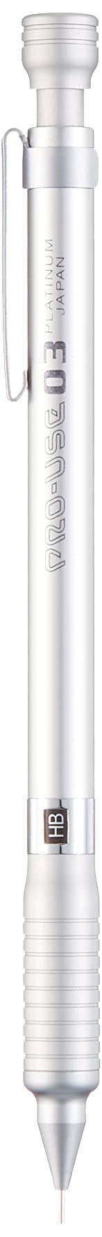 Platinum Fountain Pen Professional Use Silver Mechanical Pencil 0.3mm - MSD-1000A#9 Model-Kiichin - The #1 Place for Japanese Goods in Your Hand!