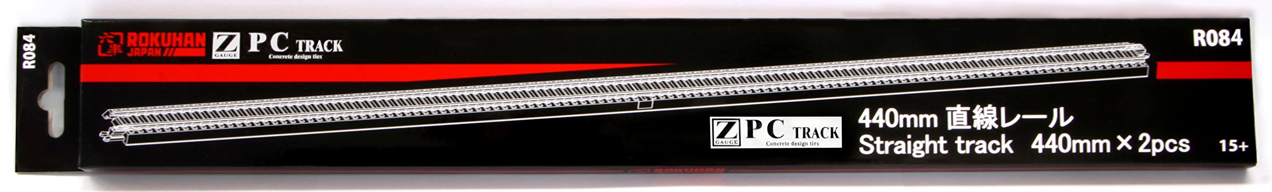 Rokuhan Z Gauge 440mm Straight Rail Track - Set of 2 Pieces-Kiichin - The #1 Place for Japanese Goods in Your Hand!