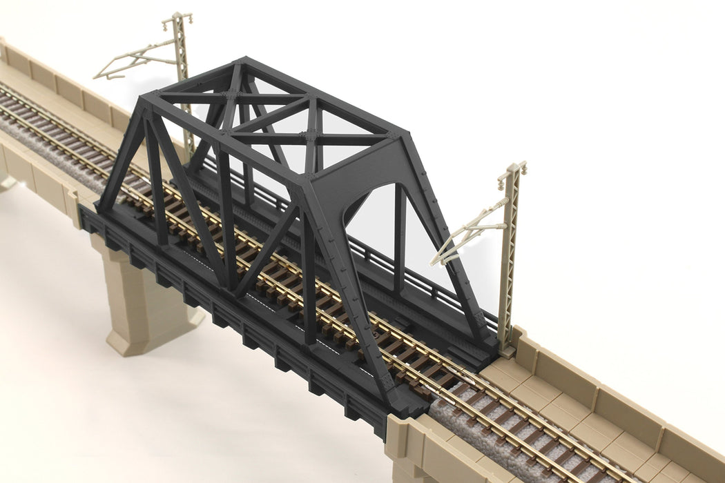 Rokuhan Black Single Track Short Truss Bridge for Z Gauge-Kiichin - The #1 Place for Japanese Goods in Your Hand!