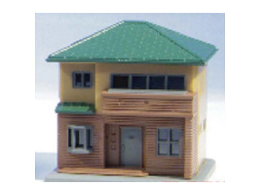 Rokuhan Z Gauge Two-Story House C Brown Model - S044-2 by Rokuhan-Kiichin - The #1 Place for Japanese Goods in Your Hand!