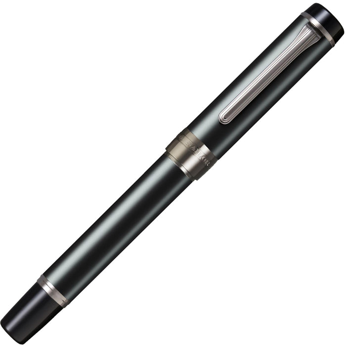 Sailor Cylint Fountain Pen Matte Black Fine 21K Gold Nib Stainless Steel