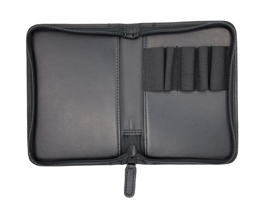 Sailor Fountain Pen Collection Case Genuine Leather Holds 5 Pens Black-Kiichin - The #1 Place for Japanese Goods in Your Hand!