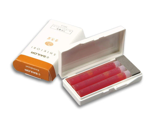 Sailor Fountain Pen Shiki Ori Cartridge Ink Osmanthus - 3 Piece Set-Kiichin - The #1 Place for Japanese Goods in Your Hand!