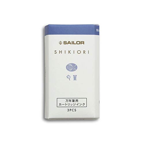 Sailor Fountain Pen Shikiori Nioi Sumire Ink Cartridge - 3 Pieces Pack-Kiichin - The #1 Place for Japanese Goods in Your Hand!