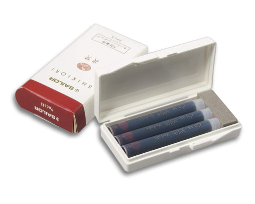 Sailor Fountain Pen Shikiori Cartridge Ink (3 Pieces) Yodaki-Kiichin - The #1 Place for Japanese Goods in Your Hand!