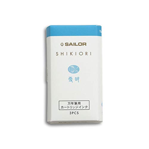 Sailor Fountain Pen Yukiakari Shikiori Ink Cartridge 3 Pieces Set-Kiichin - The #1 Place for Japanese Goods in Your Hand!
