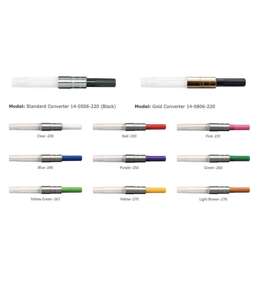 Sailor Fountain Pen with Light Brown Ink Inhaler Converter 14-0506-278-Kiichin - The #1 Place for Japanese Goods in Your Hand!