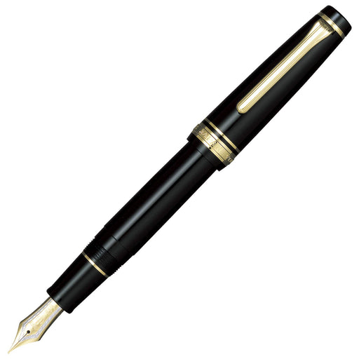 Sailor Professional Gear Gold Bold Black Fountain Pen Model 11-2036-620-Kiichin - The #1 Place for Japanese Goods in Your Hand!