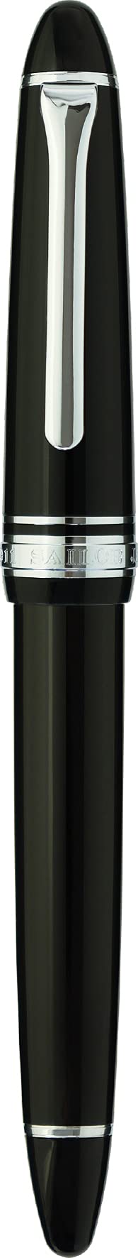 Sailor Fountain Pen Medium Point Black with Silver Trim Casual Profit 11-0571-420-Kiichin - The #1 Place for Japanese Goods in Your Hand!