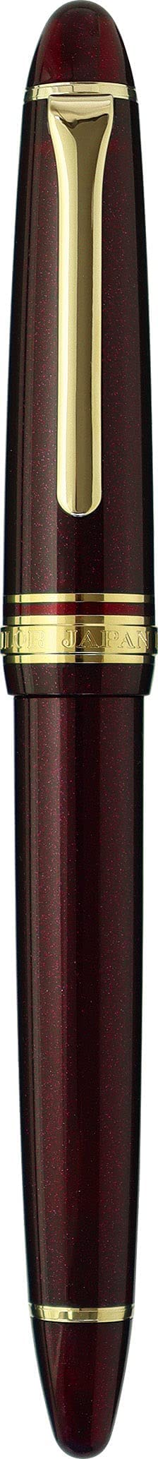 Sailor Fountain Pen Profit Light Gold Trim Shining Red Medium Point 11-1038-430-Kiichin - The #1 Place for Japanese Goods in Your Hand!