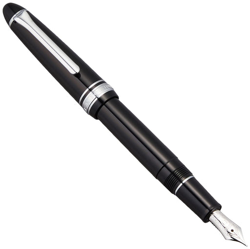 Sailor Fountain Pen - Medium Point Light Silver Trim Black Profit Series 11-1039-420-Kiichin - The #1 Place for Japanese Goods in Your Hand!