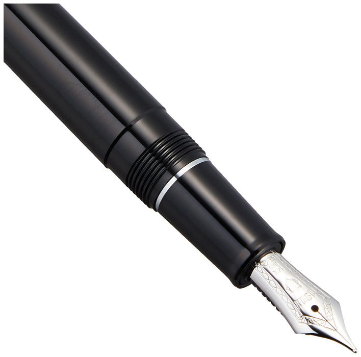 Sailor Fountain Pen - Medium Point Light Silver Trim Black Profit Series 11-1039-420-Kiichin - The #1 Place for Japanese Goods in Your Hand!
